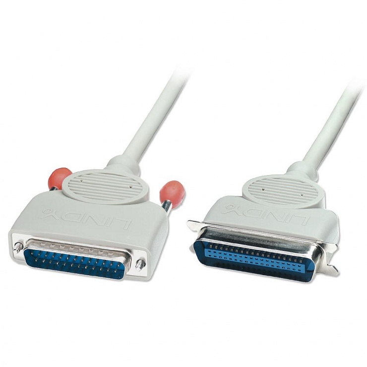 Cablu bidirectional pentru imprimanta paralel DB25M/C36M 2m, Lindy L31304 conectica.ro