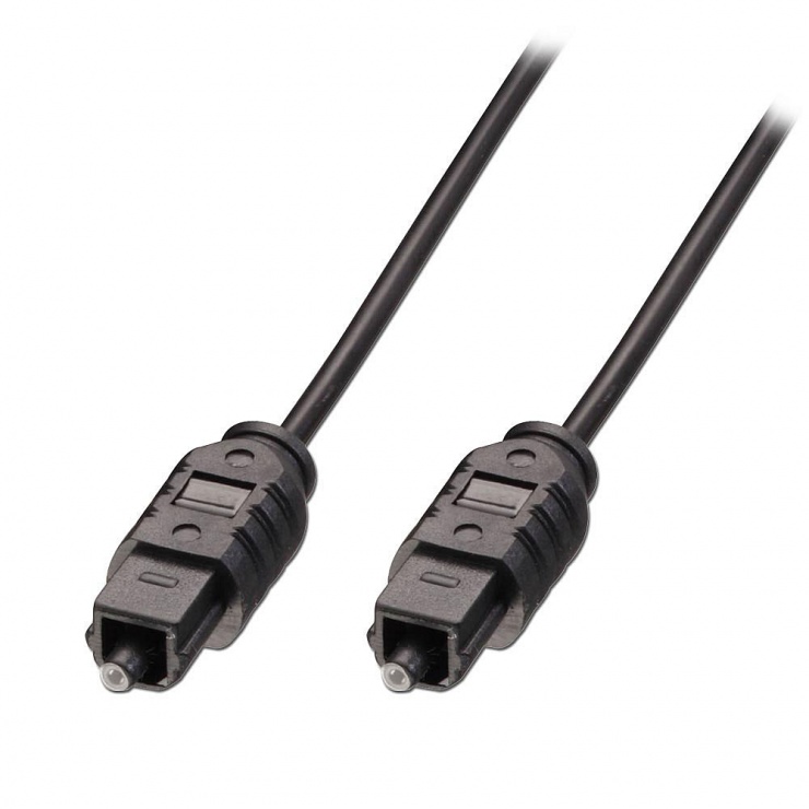 Cablu optic digital TosLink SPDIF 10m, Lindy L35215 imagine noua