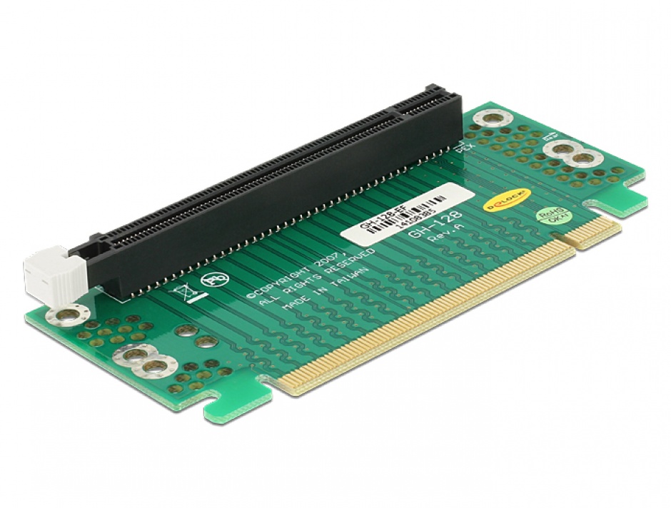 Riser Card PCI Express x16 unghi 90° right insertion pentru HTPC, Delock 41914 conectica.ro