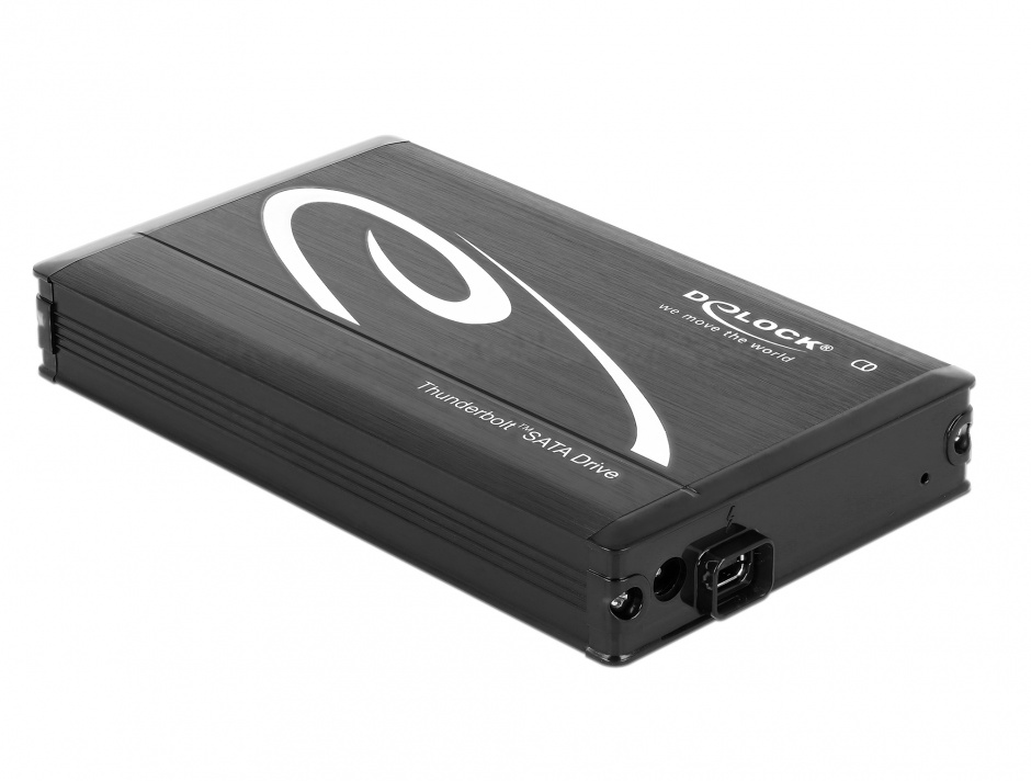 Rack extern Thunderbolt la HDD SATA 2.5″ 15mm, Delock 42490 conectica.ro