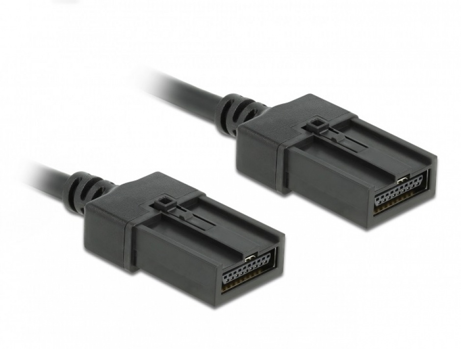 Cablu automotiv hdmi-e 4k30hz la hdmi-e t-t 3m negru, delock 85289