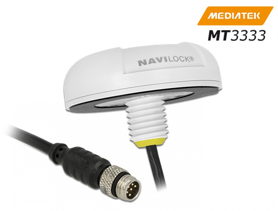 NL-3332 M8 Serial Multi GNSS Receiver MT3333 0.5m, Navilock 60327 conectica.ro imagine noua tecomm.ro