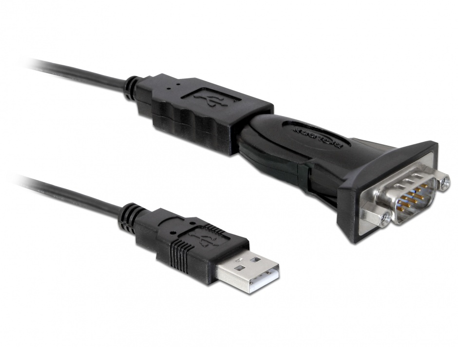 Adaptor USB la Serial RS232, Delock 61460 conectica.ro imagine noua 2022