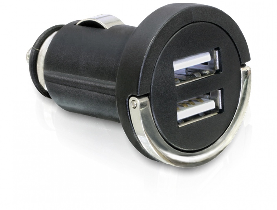 Incarcator auto 2 x usb 2a, navilock 61958 