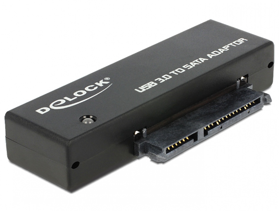 Adaptor portabil USB 3.0 la SATA III pentru HDD/SSD 2.5″+3.5″, Delock 62486 2.5"+3.5" imagine noua 2022