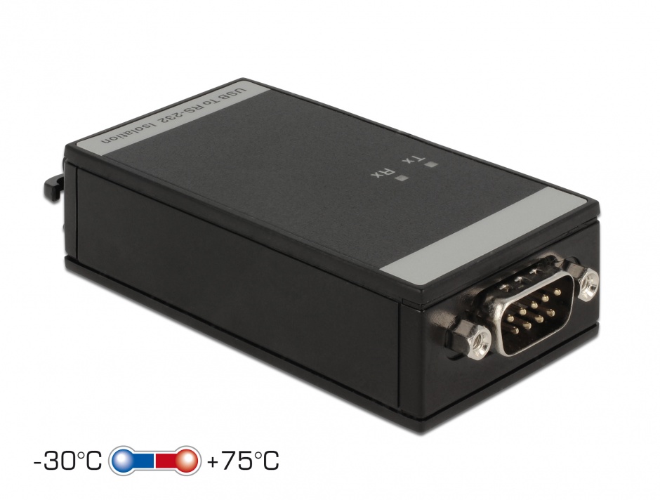 Adaptor USB la Serial RS-232 FTDI 5kV Isolation, Delock 62502 conectica.ro imagine noua 2022