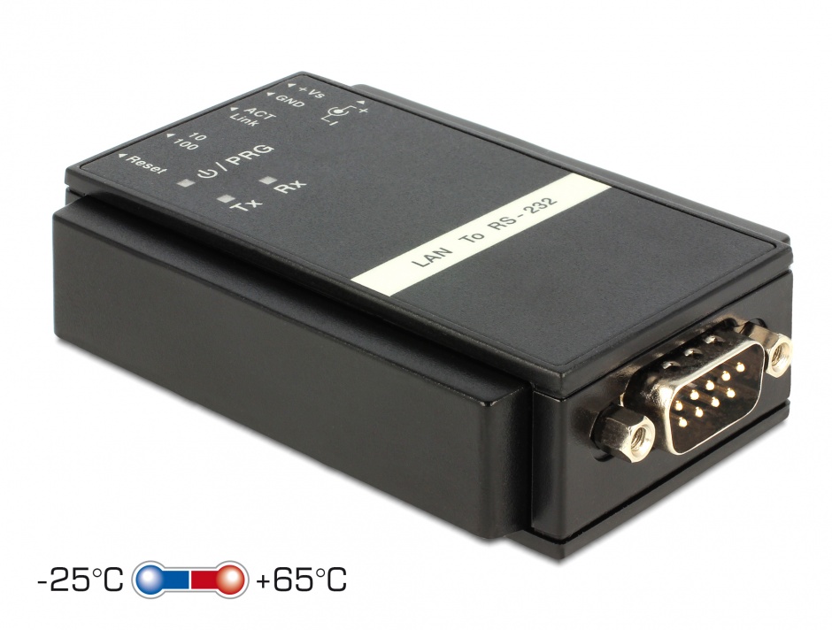 Convertor Ethernet LAN la Serial RS-232, Delock 62504 imagine noua