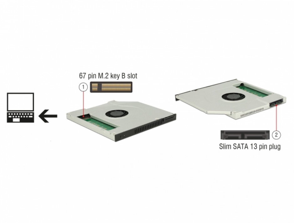  installation frame slim sata 5.25