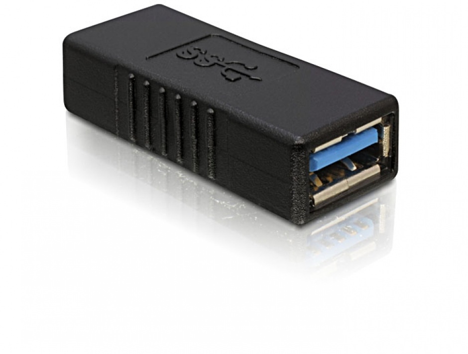 Adaptor USB 3.0 A M – M, Delock 65175 conectica.ro
