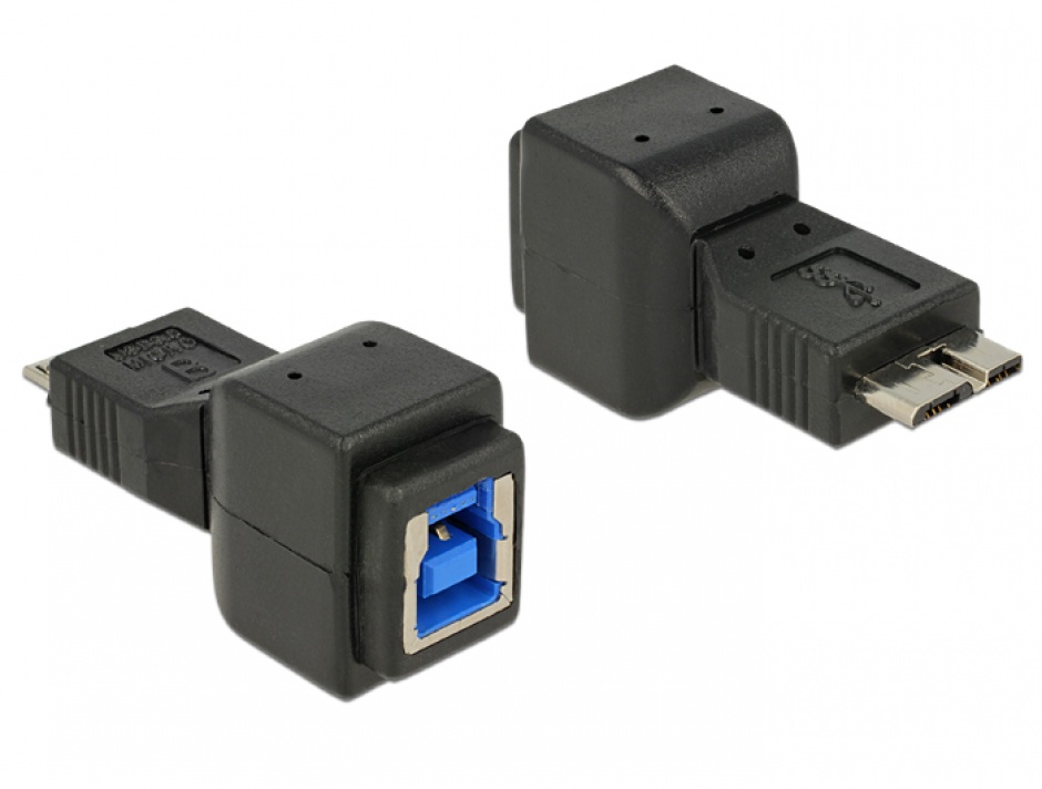 Adaptor USB 3.0 tip B la micro USB, Delock 65216 conectica.ro