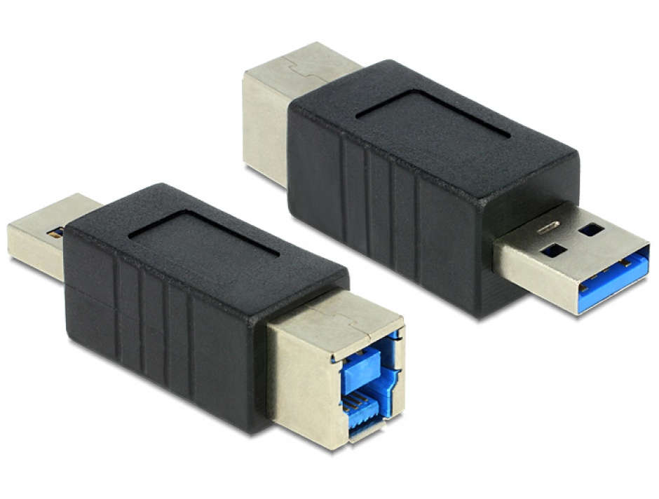Adaptor USB 3.0 tip B la tip A M-T, Delock 65218