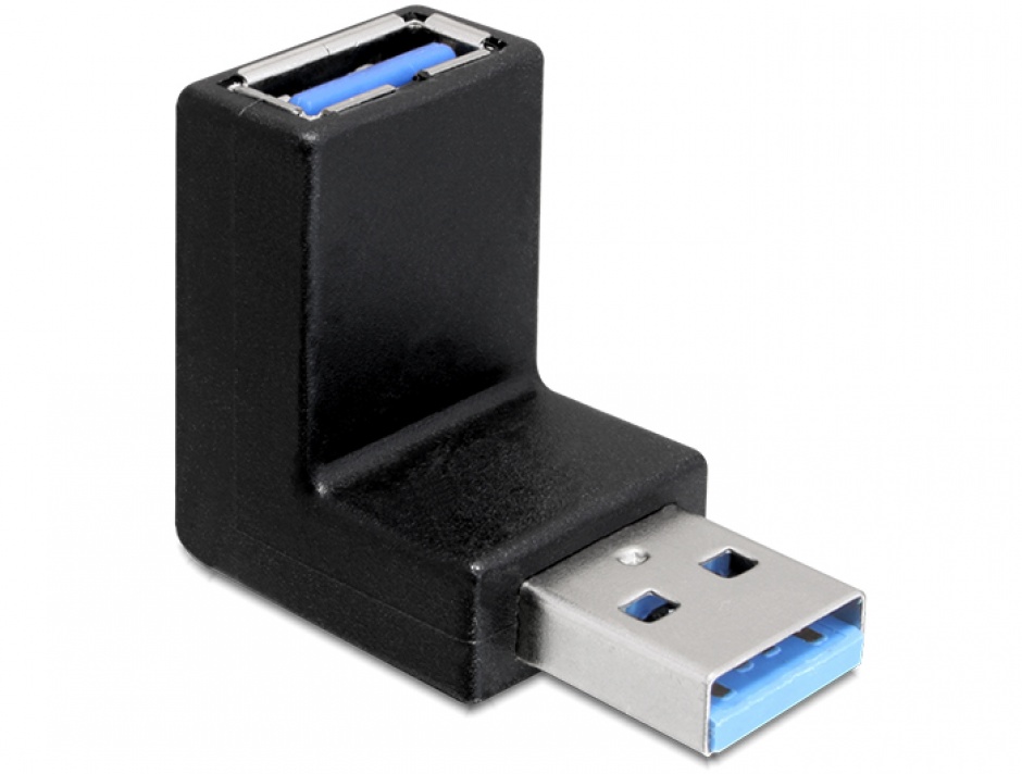 Adaptor USB 3.0 T-M, 90 grade, vertical, Delock 65339 conectica.ro