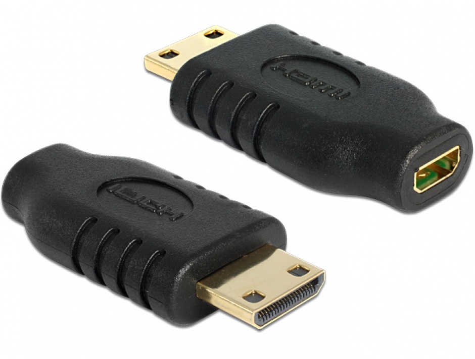 Adaptor mini hdmi-c la micro hdmi-d t-m, delock 65343