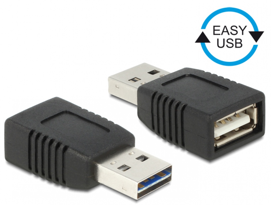Adaptor EASY-USB 2.0-A T-M, Delock 65520 conectica.ro