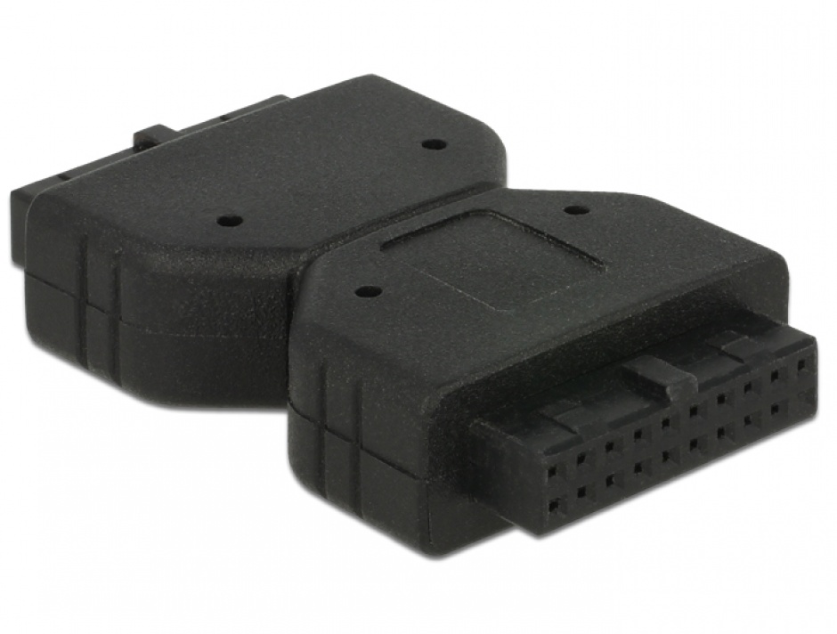Adaptor USB 3.0 Pin Header M-M, Delock 65679 conectica.ro imagine noua 2022