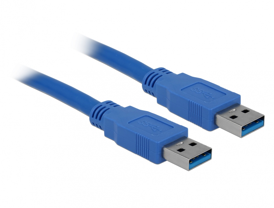 Cablu USB 3.0 A-A 3m T-T albastru, Delock 82536 3.0