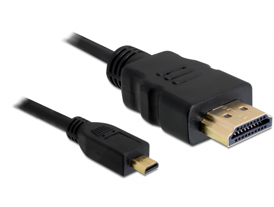 Cablu hdmi la micro hdmi-d v1.4 3m, delock 82663