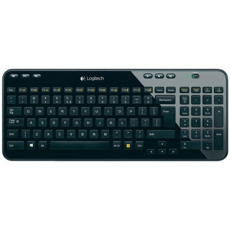 Tastatura Wireless Negru, Logitech K360 conectica.ro
