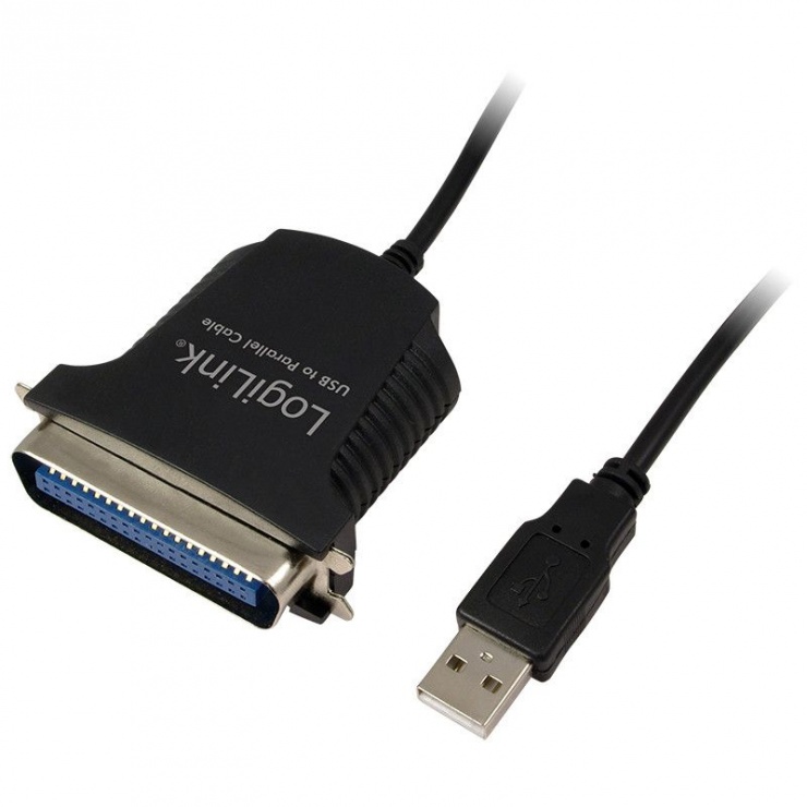 Cablu USB la paralel Centronics 36pini 1.5m, Logilink AU0003C conectica.ro imagine noua 2022