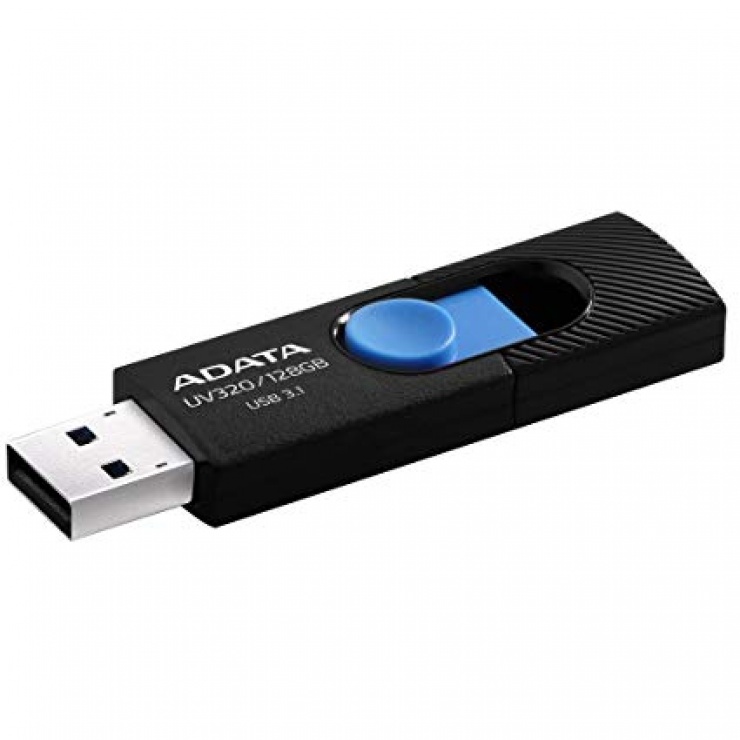 Stick USB 3.2 Gen 1 128GB, ADATA AUV320-128G-RBKBL imagine noua
