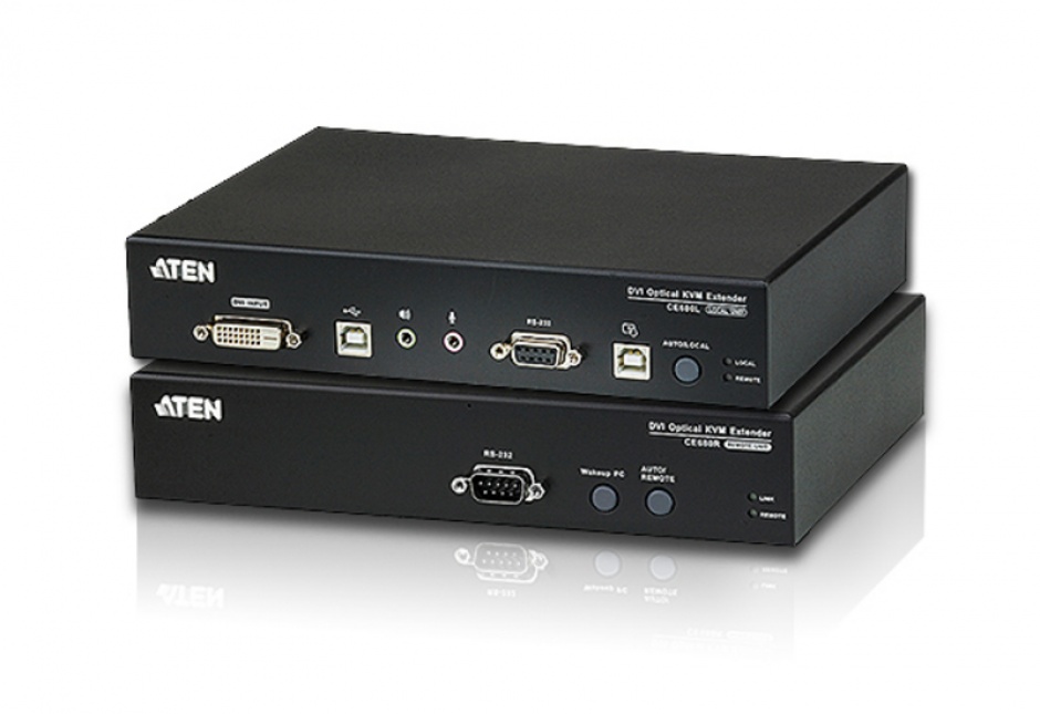 Extender KVM Optic DVI max 600m, Aten CE680 ATEN