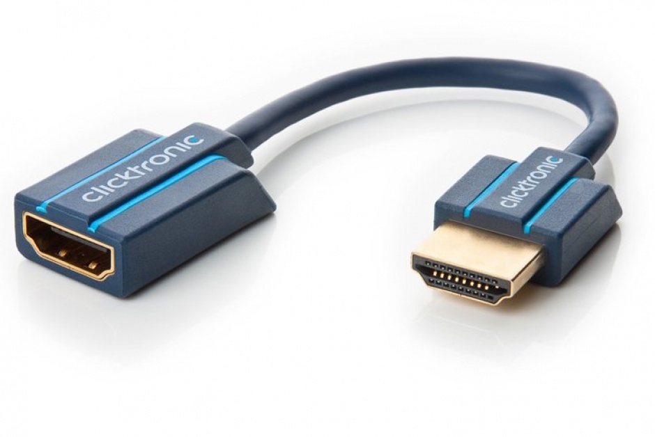 Cablu prelungitor hdmi ultra hd 4k t-m 10cm, clicktronic click70700