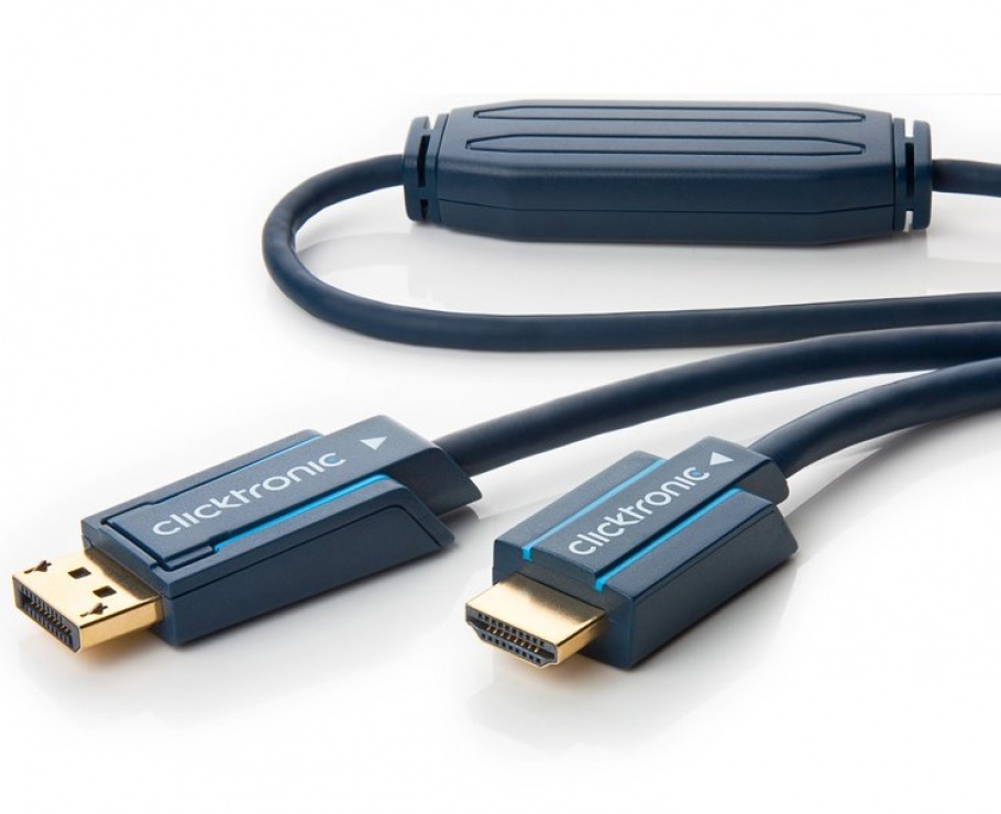 Cablu displayport la hdmi t-t 3d 7.5m, clicktronic