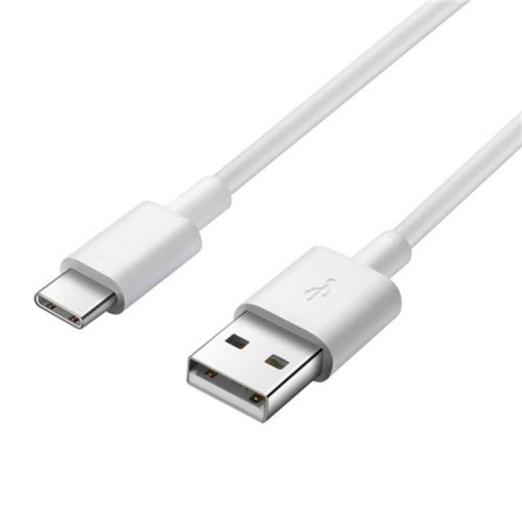 Cablu USB 2.0 la USB-C T-T 3A 3m Alb, KU31CF3W conectica.ro