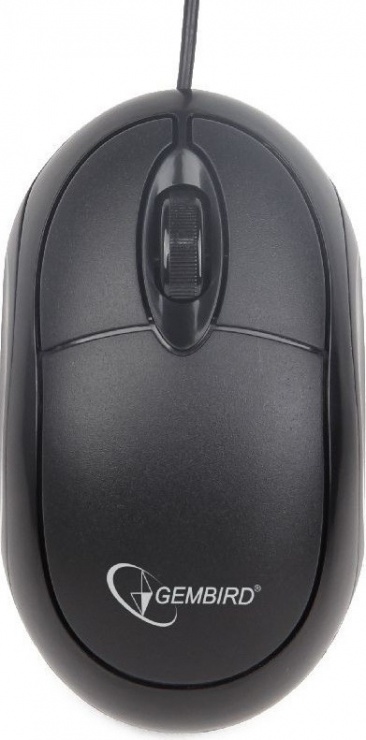 Mouse USB optic Negru, Gembird MUS-U-01
