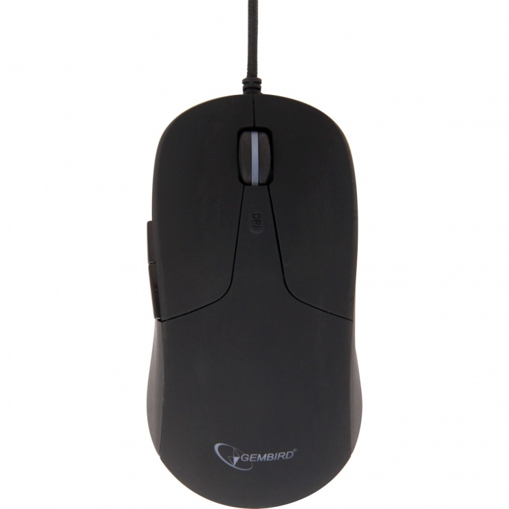 Mouse USB optic iluminat Negru, Gembird MUS-UL-01 conectica.ro
