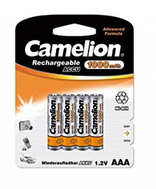 Blister 4 buc acumulatori aaa ni-mh 1000mah, camelion