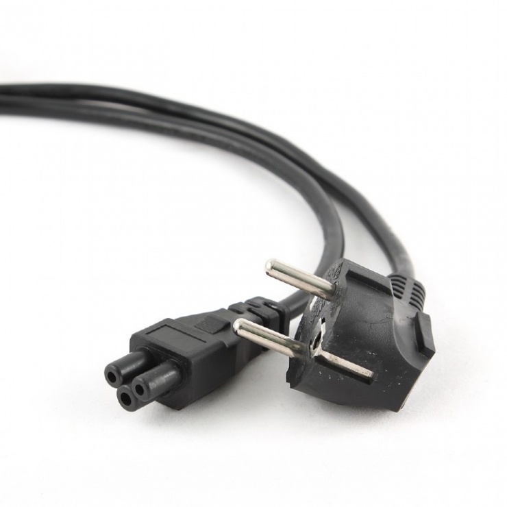 Cablu de alimentare Schuko la C5 Mickey Mouse 2.5m Negru, Gembird PC-186-ML12-2.5M conectica.ro