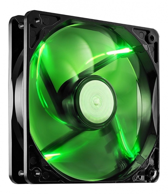 Ventilator carcasa cooler master sickleflow 120mm green led