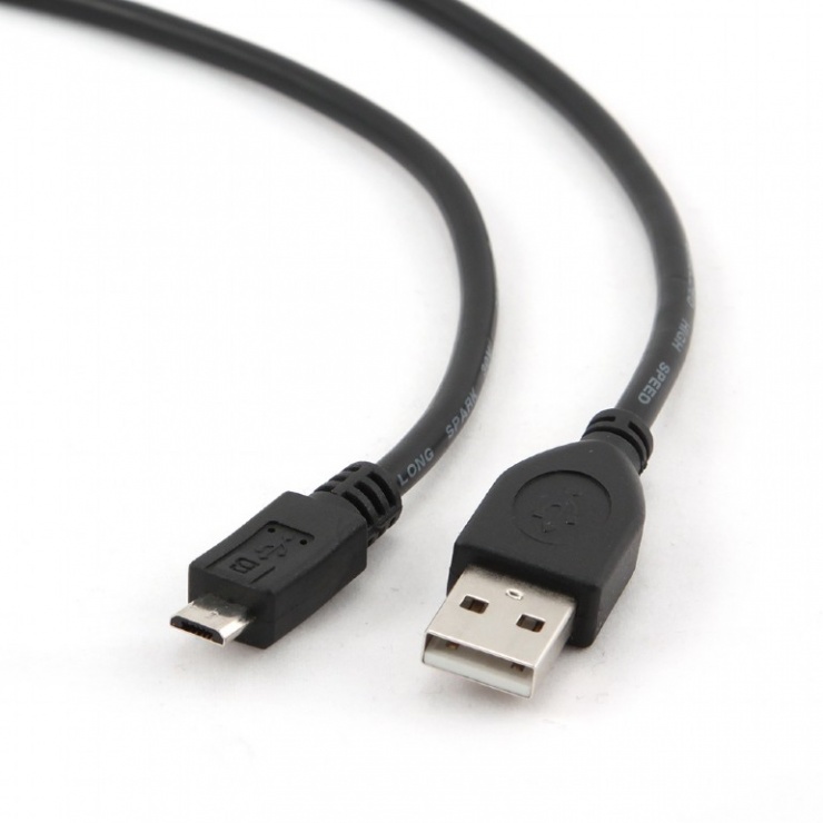Cablu USB 2.0 la micro B T-T 0.5m, Spacer SPC-MUSB-05 conectica.ro