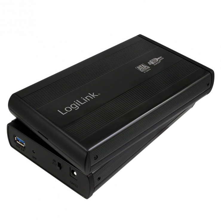 Rack extern 3.5″ pentru HDD SATA la USB 3.0, Logilink UA0107 conectica.ro imagine noua tecomm.ro