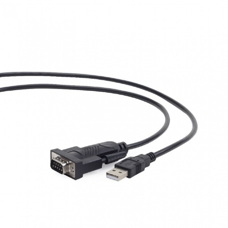 Cablu USB la serial RS232 1.5m, GEMBIRD UAS-DB9M-02 conectica.ro