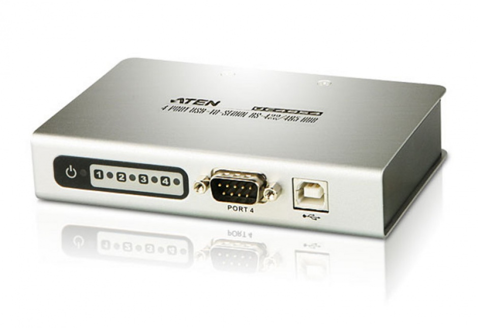 Adaptor USB la 4 x Serial RS-422/485, ATEN UC4854 Aten imagine noua 2022