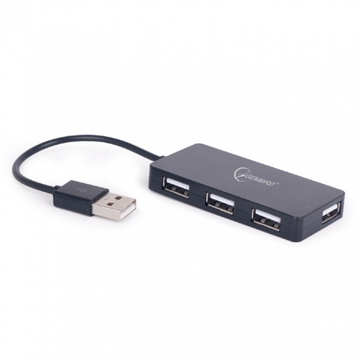 Hub usb 2.0 cu 4 porturi, gembird uhb-u2p4-03