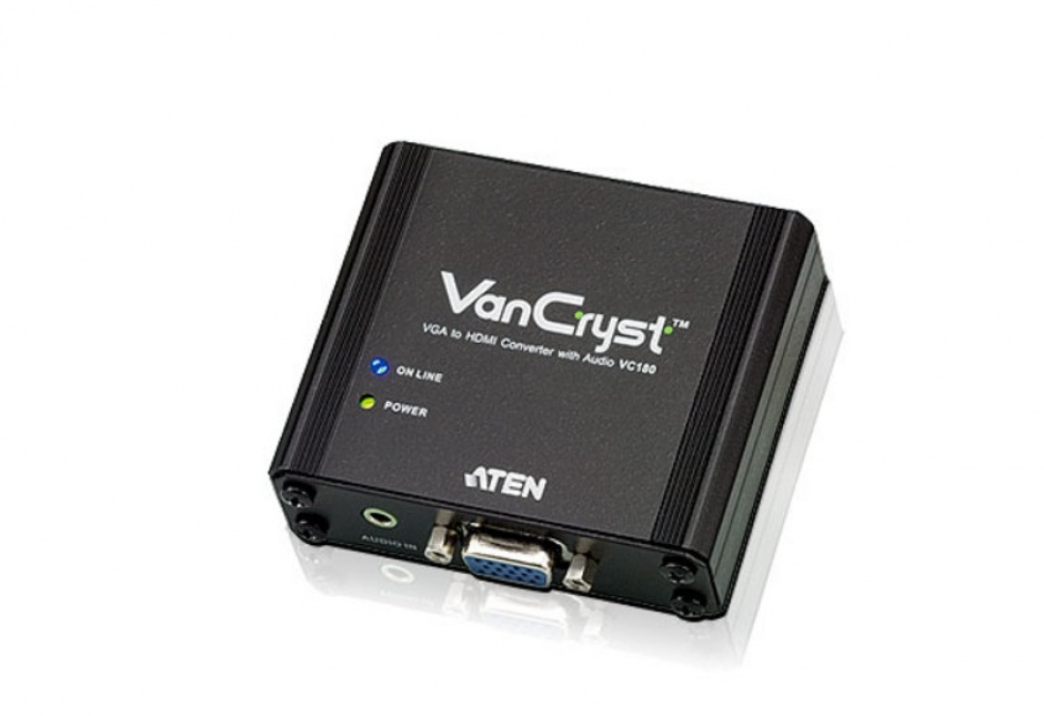 Convertor VGA la HDMI cu audio, Aten VC180 Adaptoare imagine noua 2022