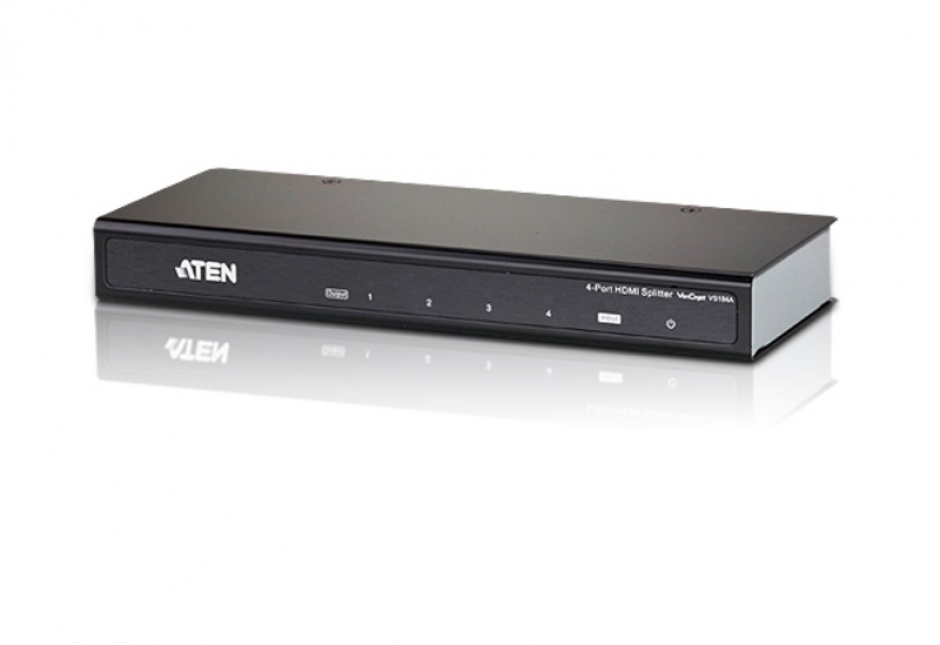 Multiplicator HDMI 4 porturi Ultra HD 4K, Aten VS184A Aten imagine noua tecomm.ro
