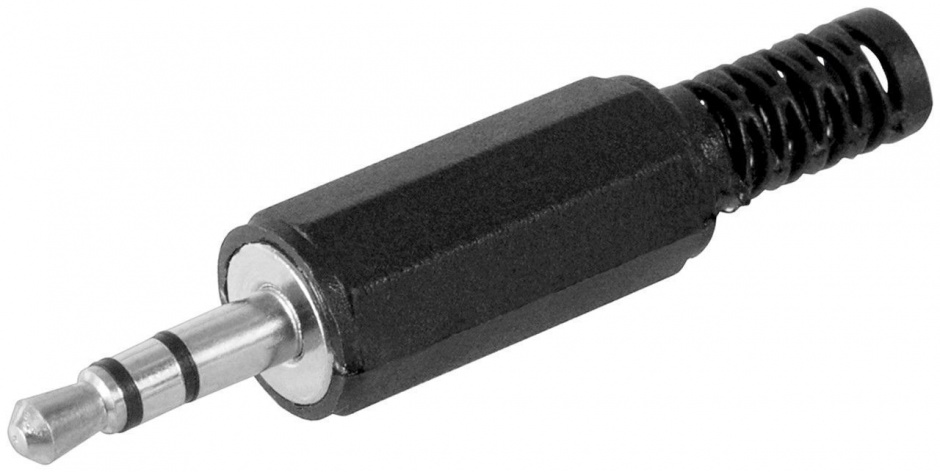 Conector pentru lipit Stereo jack 3.5 mm 3 pini Tata, cjack3m