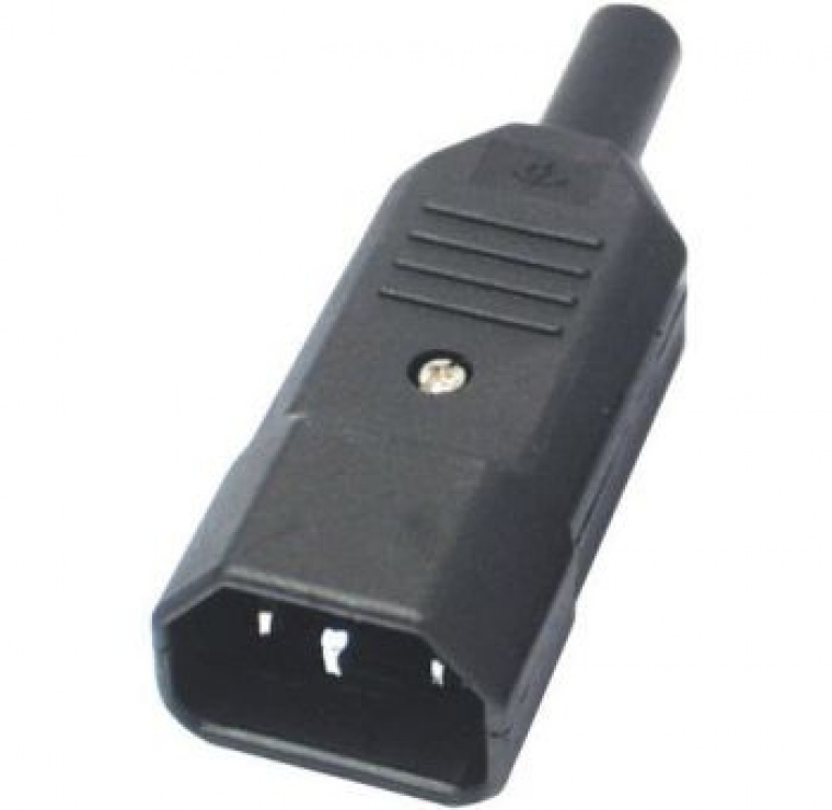 Conector de alimentare 230v/m iec c14 tata