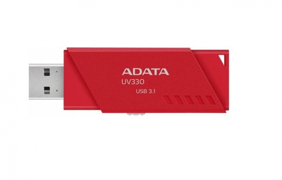 Stick USB 3.0 retractabil UV330 16GB Rosu, ADATA AUV330-16G-RRD A-Data