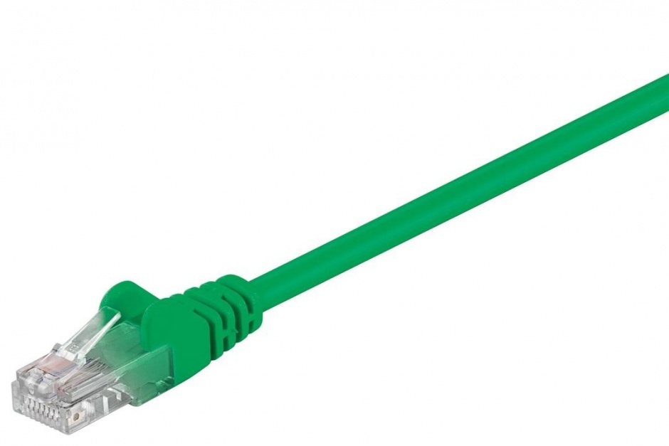 Cablu retea UTP cat.6 Verde 0.25m, sp6utp002G