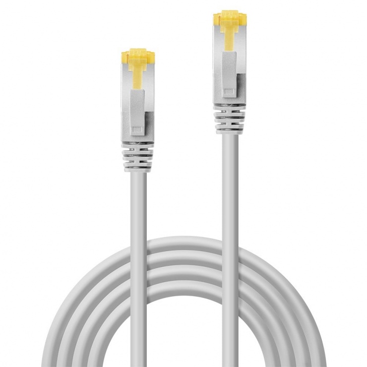 Cablu de retea S/FTP cat 7 LSOH Gri 10m, Lindy L47268 10m imagine noua 2022