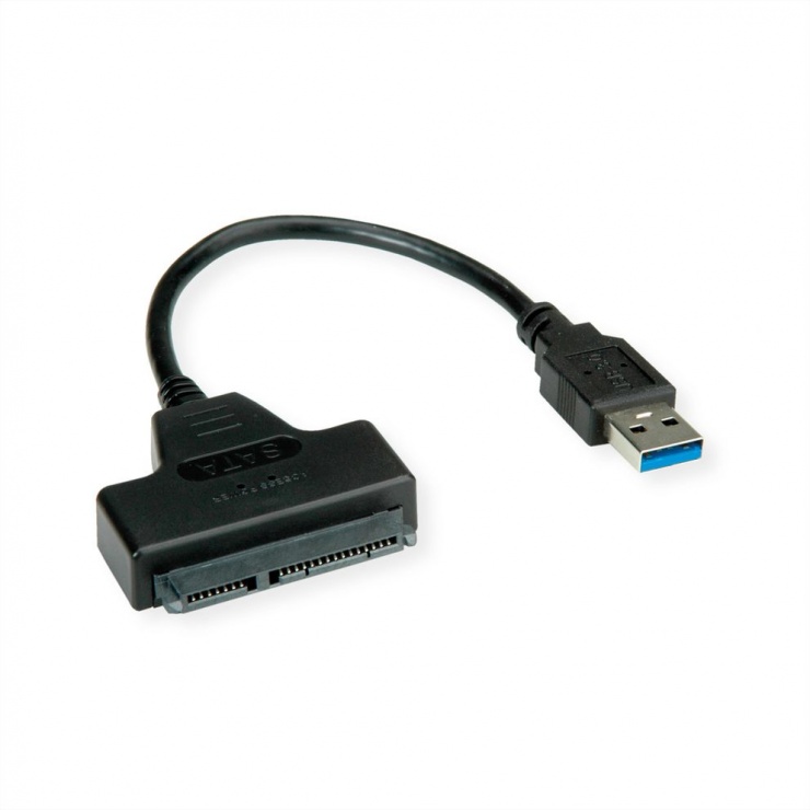Adaptor USB 3.0 la SATA III 22 pini, Value 12.99.1052 imagine noua
