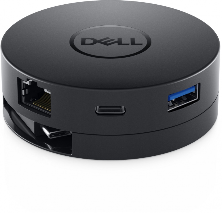 Docking station USB-C la 1 x HDMI-A, 1 x VGA, 1 x Displayport, 1 x USB 3.0-A, 1 x USB-C, 1 x Gigabit, Dell DA300 Dell conectica.ro imagine 2022 3foto.ro