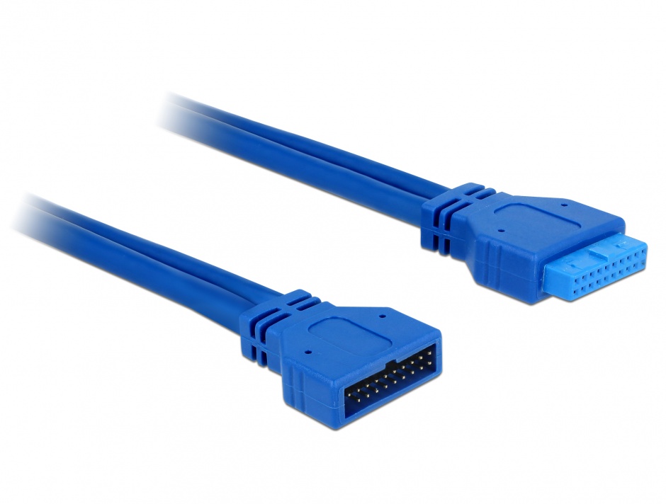 Prelungitor cablu USB 3.0 pin header T – M, Delock 82943