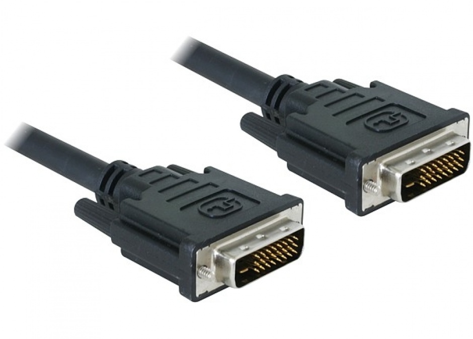 Cablu DVI-D Dual Link 24+1 pini 10m, Delock 84262