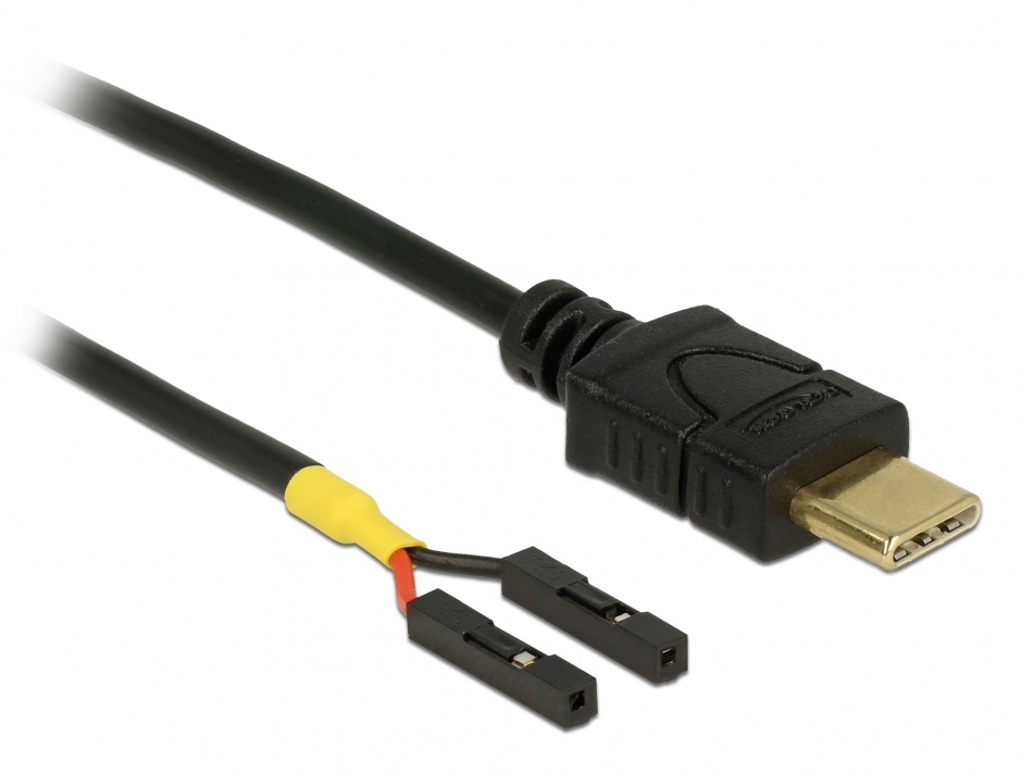Cablu USB-C la 2 x pin header T-M 20cm, Delock 85395 conectica.ro